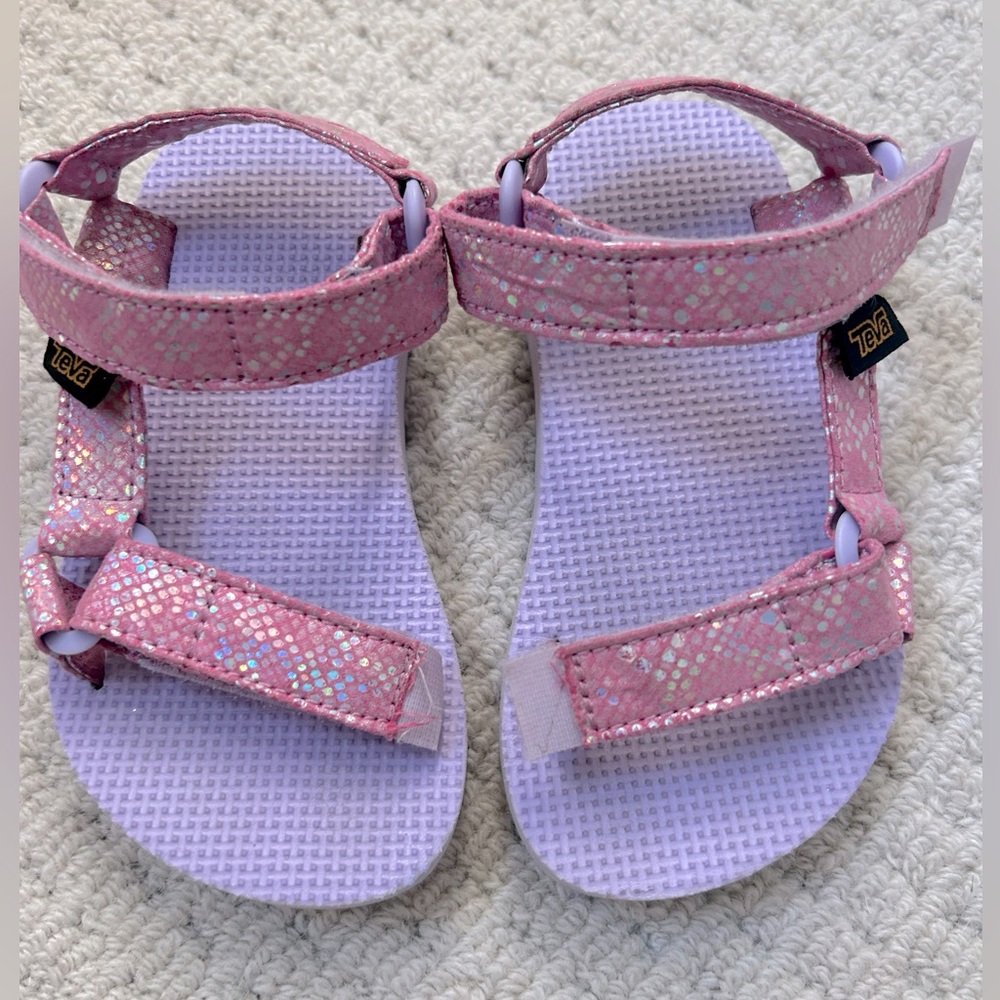 Teva Pink and Lilac Girls Sandal